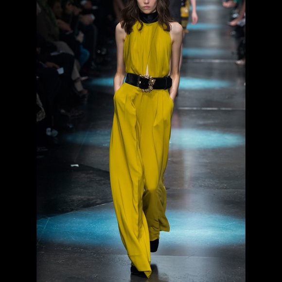 Roberto Cavalli Silk-Trimmed Crepe Jumpsuit - Picture 6 of 11